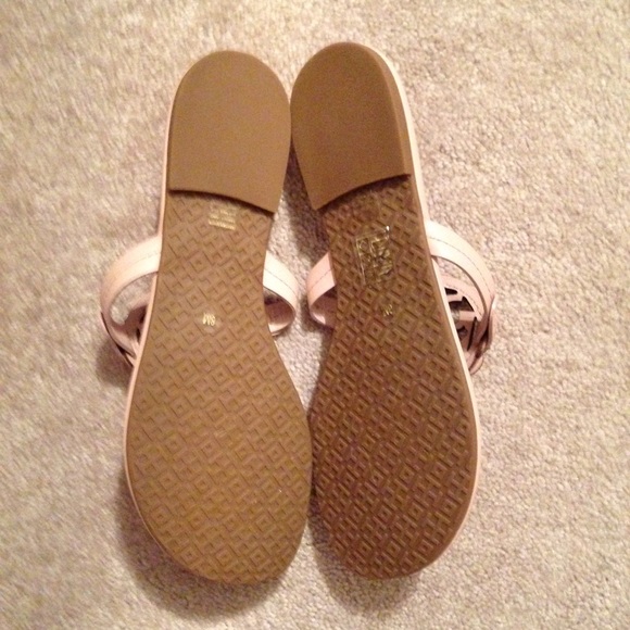 Tory Burch Miller scallop sandals sea shell blush - Picture 6 of 8